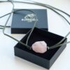 Bracelet-Choker Rose Quartz