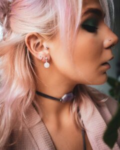 Earrings Rose Quartz
